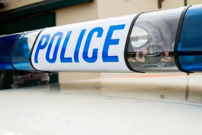 Police,Lights,On,Patrol,Car