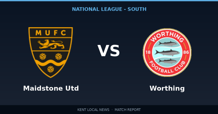 Maidstone Utd vs Worthing — match thumbnail
