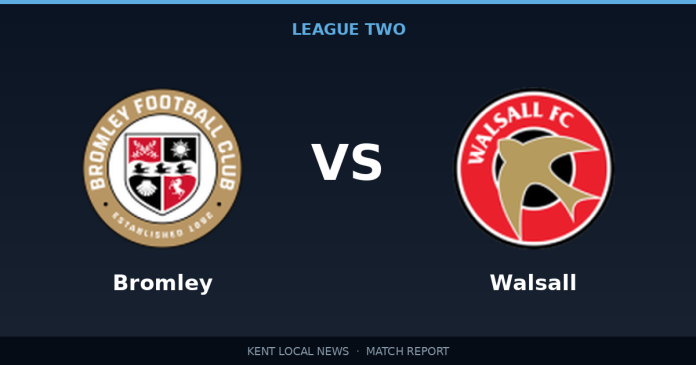 Bromley vs Walsall — match thumbnail