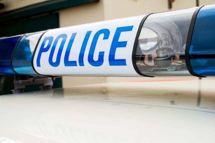 Police,Lights,On,Patrol,Car